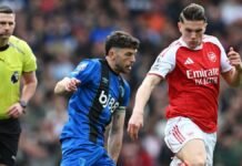 Arsenal pierde ante Bournemouth da vida al Manchester City en la lucha por ganar la Premier League