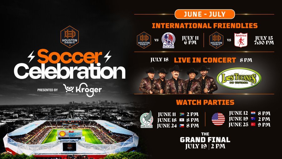 Olimpia jugará amistoso contra Houston Dynamo el 11 e julio en Shell Energy Stadium