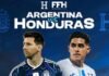 OFICIAL: Honduras jugará amistoso contra Argentina en College Station, Texas