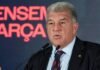 Joan Laporta tira contra los árbitros y la UEFA: “Es una vergüenza”