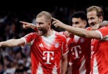 Bayern Múnich pega primero y derrota de visita al Real Madrid en cuartos de final de Champions League