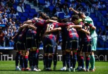 Sin Kervin Arriaga Levante perdió ante Real Sociedad y está en zona de descenso