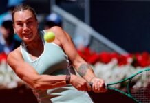 Sabalenka sufre ante Osaka pero avanza a cuartos de final en Madrid