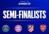 Definidas las semifinales de la Champions League
