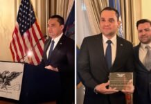 Presidente del CN, Tomás Zambrano, galardonado en Nueva York por su liderazgo en defensa de la democracia