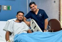 Alexy Vega es operado tras rotura de tendón de Aquiles y empieza su recuperación
