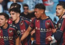 Kervin Arriaga marca gol en triunfo del Levante ante Celta y sueñan con la salvación