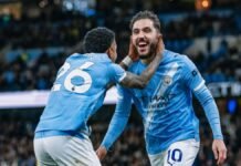 Manchester City derrota al Crystal Palace y sigue peleando por ganar la Premier League