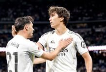 En una noche triste Real Madrid derrota al Oviedo en el Santiago Bernabéu