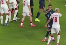 Paraguayo Miguel Almirón expulsado en partido de Mundial por nueva regla