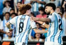 Argentina golea a Islandia y llega ilusionado a la Copa del Mundo