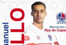Olimpia ficha al lateral izquierdo uruguayo Carlos Cuello