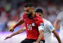 Egipto sufre hasta el final y empata con Irán, pero clasifica a dieciseisavos del Mundial
