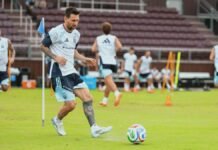 Lionel Messi ya entrena con el grupo y se alista para el Mundial