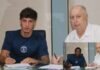 Valerio Marinacci y Jesús Batiz firman contrato con Motagua