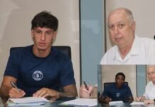 Valerio Marinacci y Jesús Batiz firman contrato con Motagua