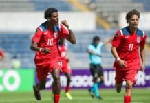 El Salvador inicia mal el Premundial Sub-20 y recibe goleada de Cuba