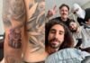 Marc Cucurella cumple su promesa y se tatúa a Luis de la Fuente