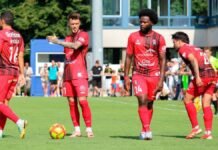 Elison Rivas titular con FC Differdange 03 de Luxemburgo en partido de ronda preliminar de Conference League