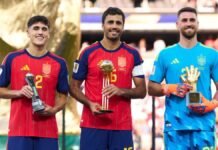 Rodri, Cubarsí y Unai Simón ganan los premios individuales del Mundial