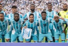 Selección de Honduras baja en el ranking de la FIFA