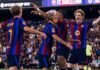 Barcelona da paliza 5-2 al Rayo Vallecano con dobletes de Raphinha y Lamine Yamal