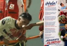 Michaell Chirinos tras sufrir fracturas en el rostro agradece a los olimpistas: “Volveré más fuerte”