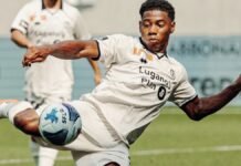 Dereck Moncada anota en goleada del FC Lugano al Vedeggio Calcio