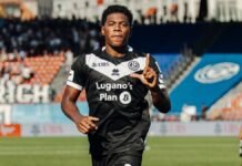 Dereck Moncada marca su primer gol con FC Lugano en triunfo ante Grasshopper en la Liga de Suiza