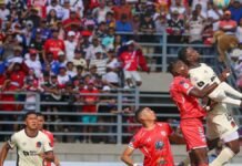 Olimpia rescata empate ante Estrella Roja en un partidazo en Danlí