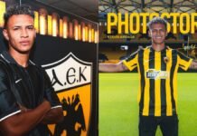 Kervin Arriaga es nuevo jugador del AEK de Grecia