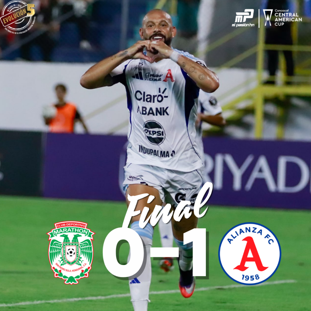 Marathón decepciona y cae ante Alianza de El Salvador que avanza a cuartos de Copa Centroamericana