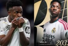 Vinicius renueva contrato con Real Madrid hasta 2032