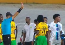 Honduras apeló la roja de Dereck Moncada ante Jamaica: la FFH presentó la protesta ante Concacaf
