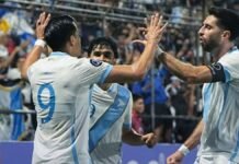 Guatemala humilló y goleó 6-0 a El Salvador en El Trébol