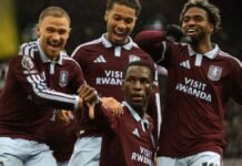 Aston Villa frena al Manchester City con doblete de Nicolas Jackson
