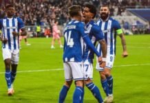 Luis Palma jugó en el segundo tiempo y Lech Poznan rescata un empate ante Sunderland en la Europa League