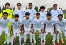 La Sub-17 de Honduras pierde 4-1 ante la Fuerzas Básicas del Atlético de Madrid